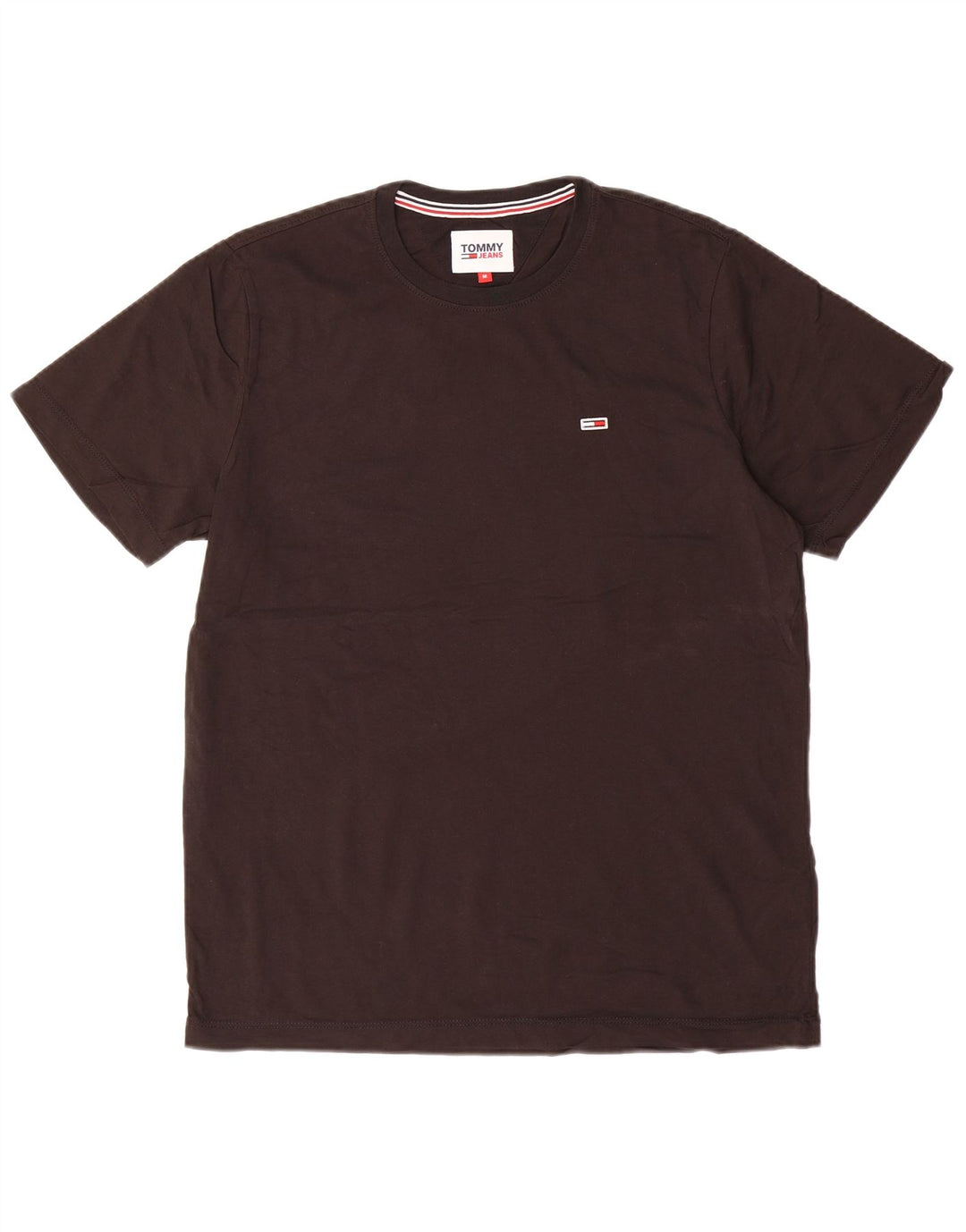 TOMMY HILFIGER Herren T-Shirt Top Medium Schwarz Baumwolle