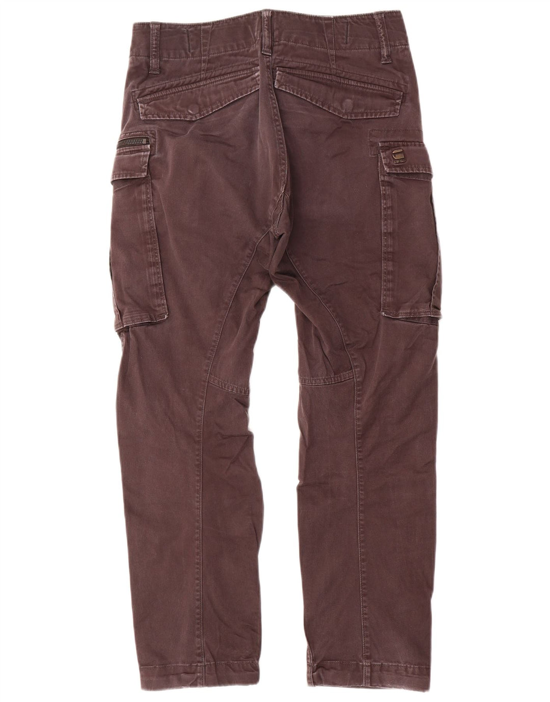 G-Star Gerade Herren-Cargohose W28 L30 Graue Baumwolle