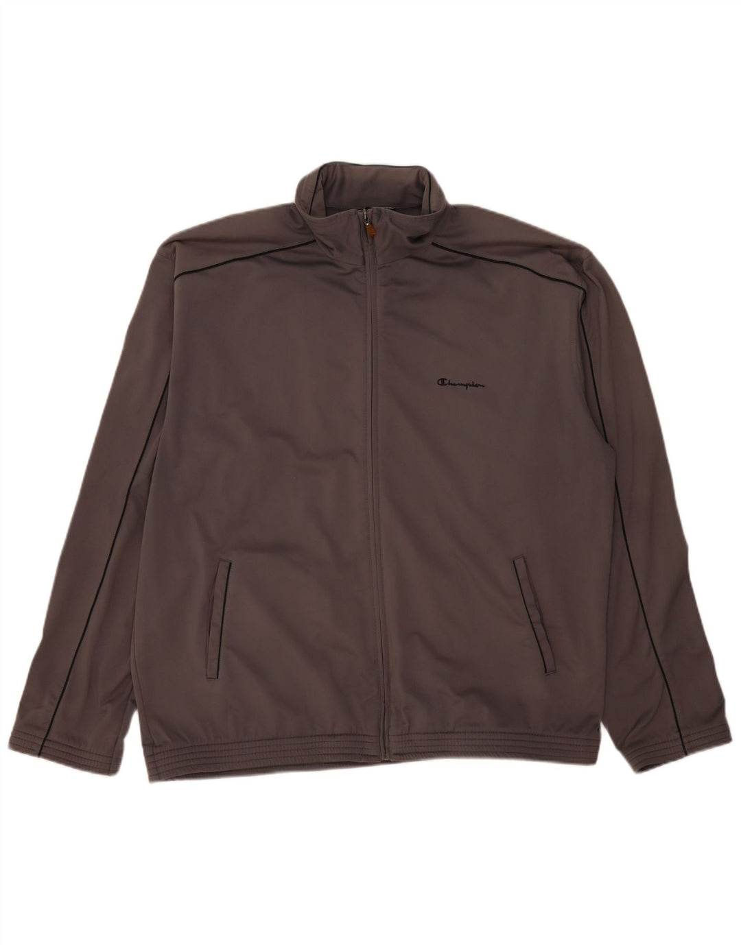 Champion Herren-Trainingsoberteil, Jacke, 2XL, Grau, Polyester