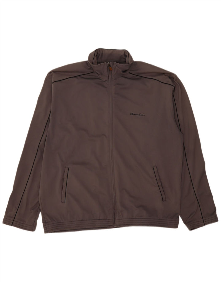 Champion Herren-Trainingsoberteil, Jacke, 2XL, Grau, Polyester