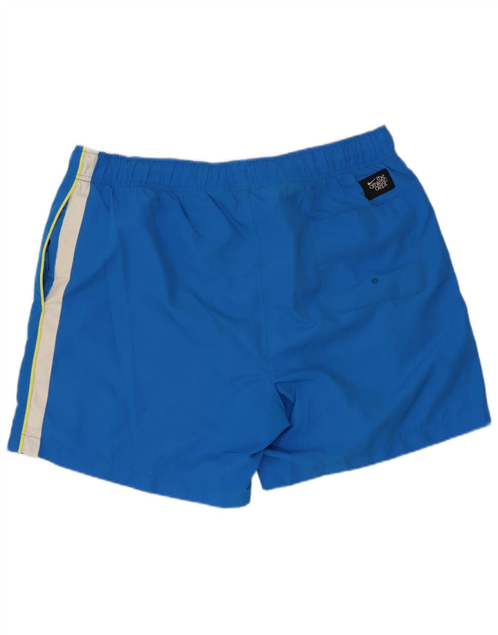 Nike Herren-Badeshorts, groß, blaues Farbblock-Polyester