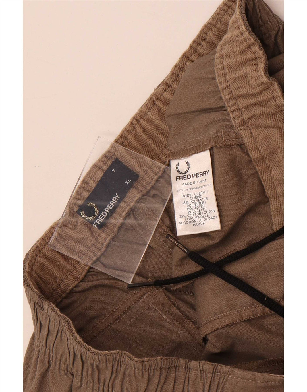 Fred Perry Cargo-Shorts für Jungen, 15–16 Jahre, XL, W30, braun, Polyester