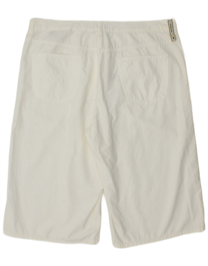 TRUSSARDI Herren Freizeitshorts IT 56 3XL W36 Weiße Baumwolle