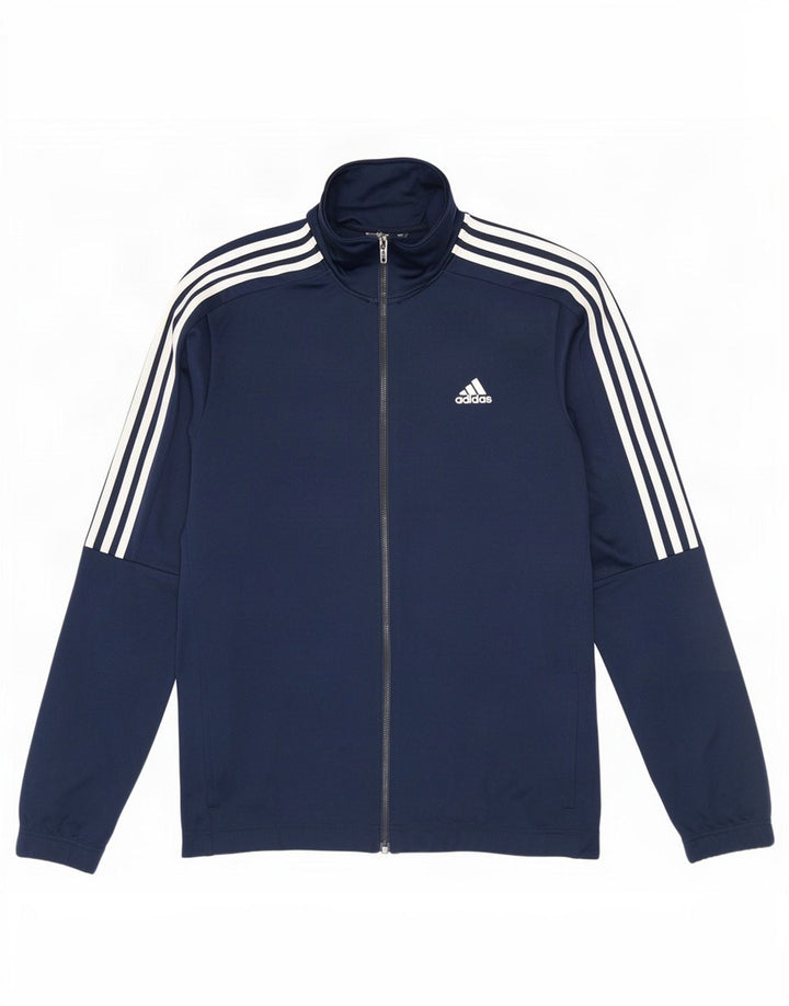 Adidas Herren Trainingsanzug Top Jacke UK 42/44 Large Marineblau