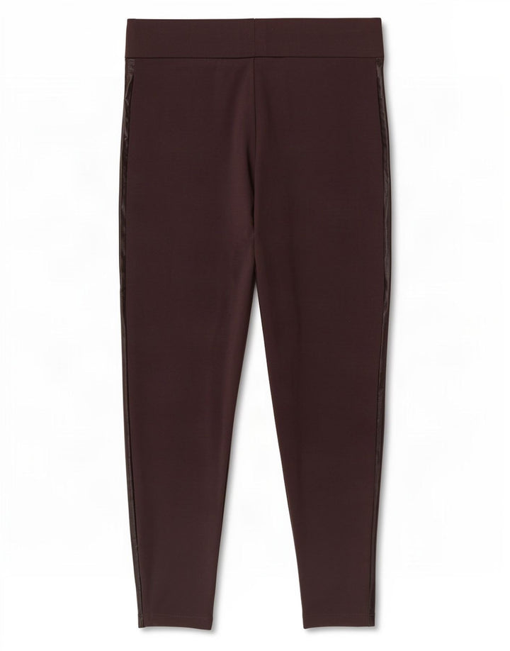 Marks & Spencer Damen Crop Leggings UK 12 Medium Burgund Viskose