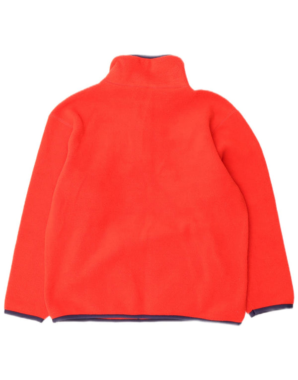 Champion Jungen-Fleecepullover mit grafischem Reißverschluss und Kragen, 11–12 Jahre, rotes Polyester