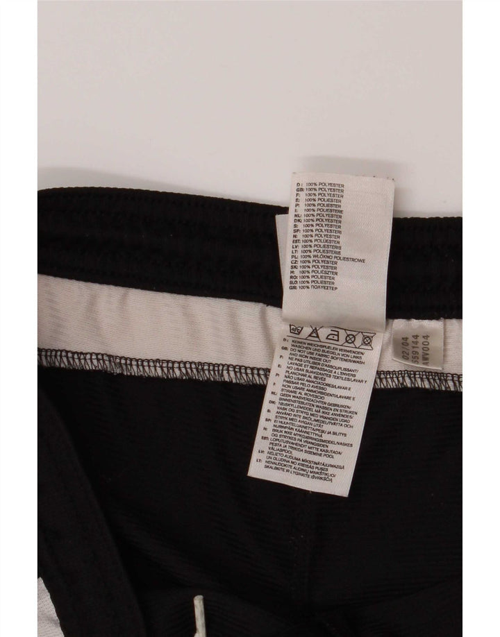 Adidas Herren Climalite Sportshorts, groß, schwarzes Farbblock-Polyester