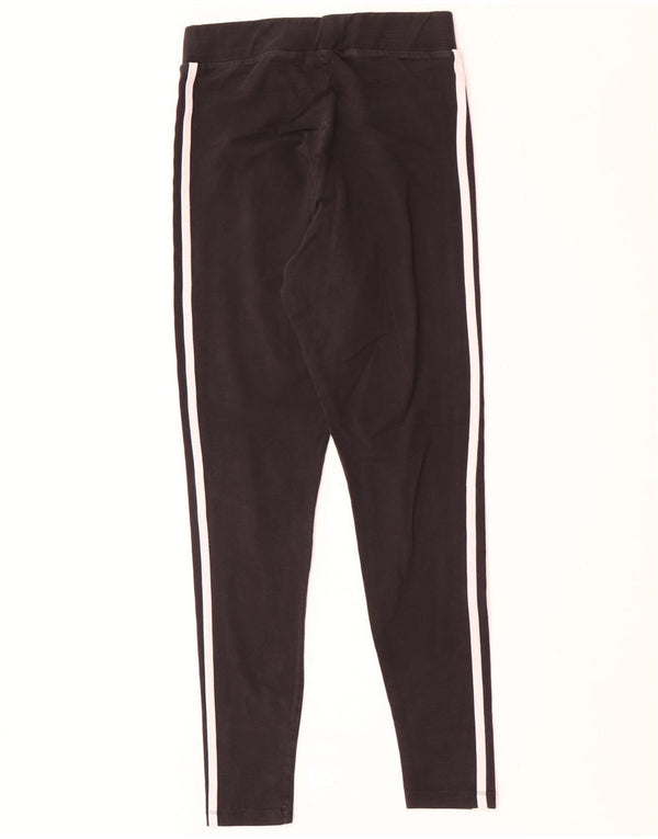 Adidas Damen Leggings UK 10 Small Schwarz