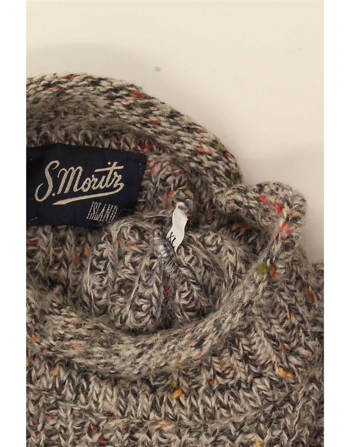 S. Moritz Herren Rollkragenpullover Pullover XL Grau meliert