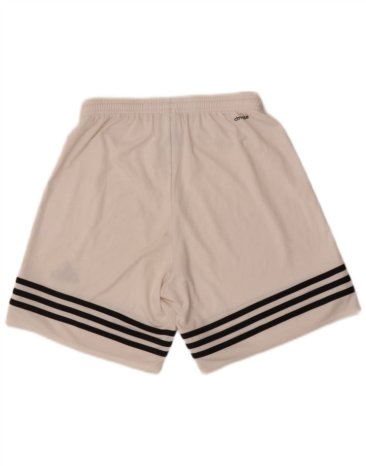 Adidas Herren Climalite Sport Shorts Small Weiß Polyester