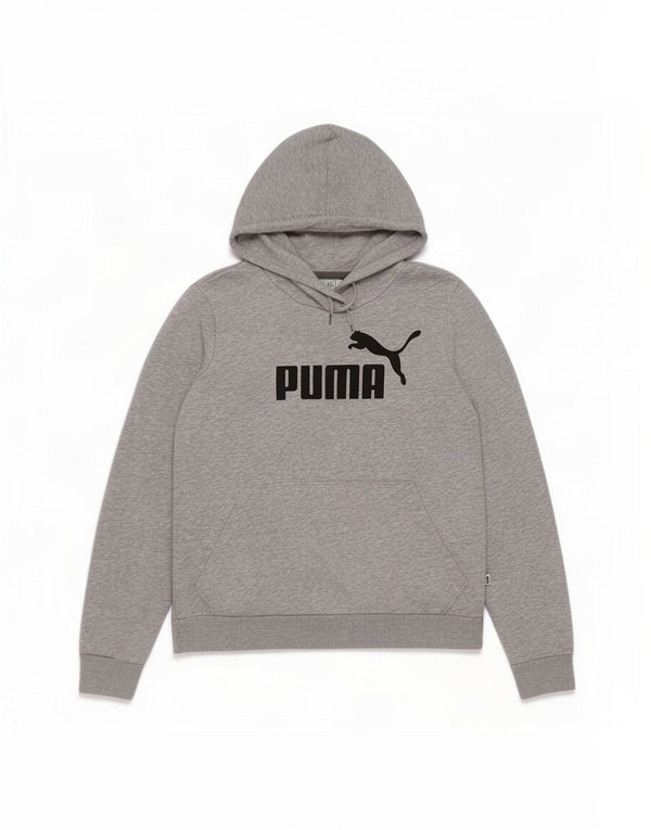 Puma Damen Graphic Hoodie Pullover UK 10 Small Grau