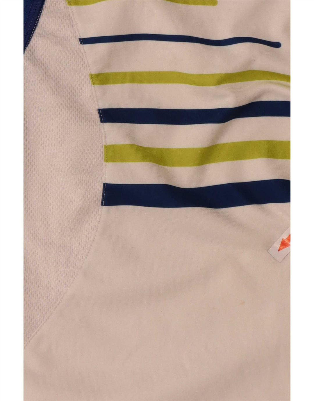Sergio Tacchini Herren-Poloshirt, groß, weißes Colourblock-Polyester