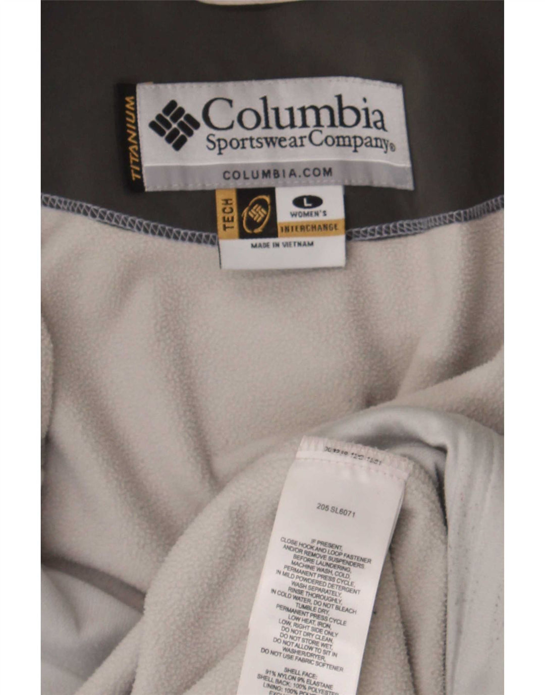 Columbia Damen Interchange Windjacke UK 16 Large Blue Colourblock