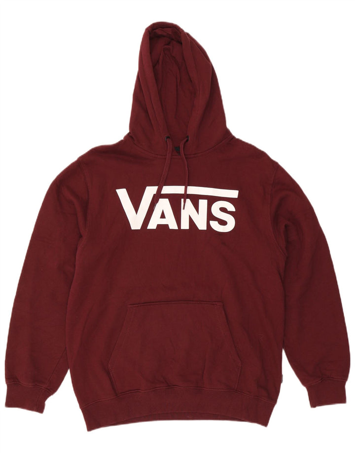 Vans Herren-Kapuzenpullover mit Grafik, mittlere Burgunderrote Baumwolle