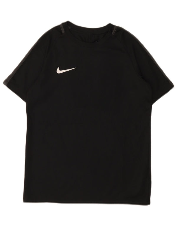 Nike Dri Fit T-Shirt für Jungen, 10–11 Jahre, mittelgroß, Schwarz, Farbblock