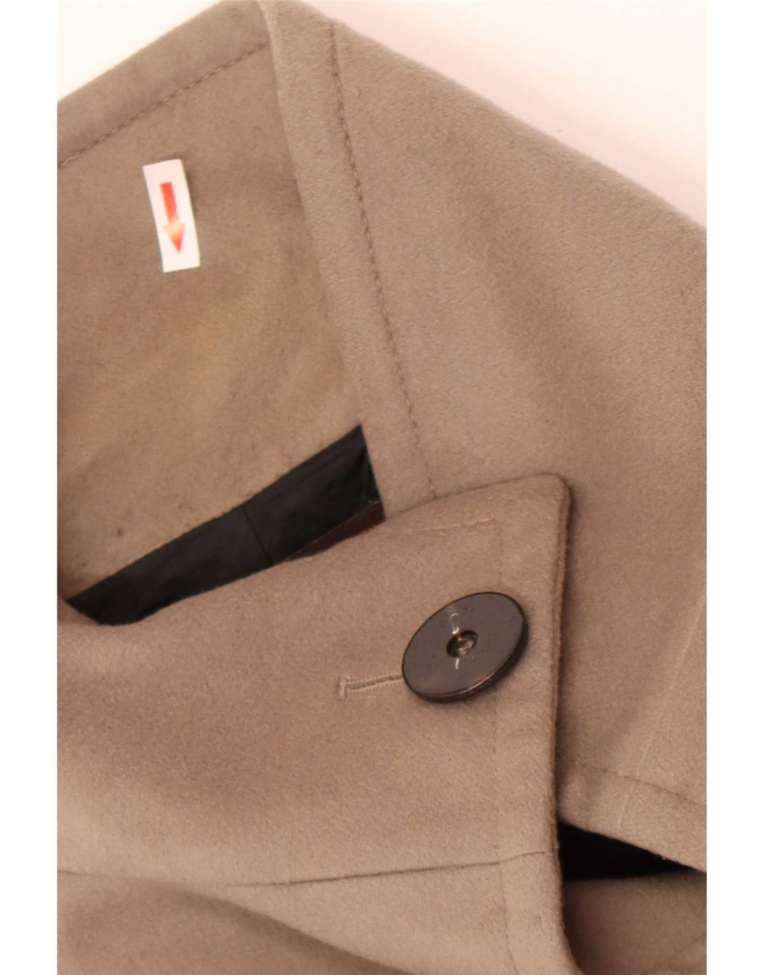 Zara Damen Mantel UK 14 Mittelgraue Wolle