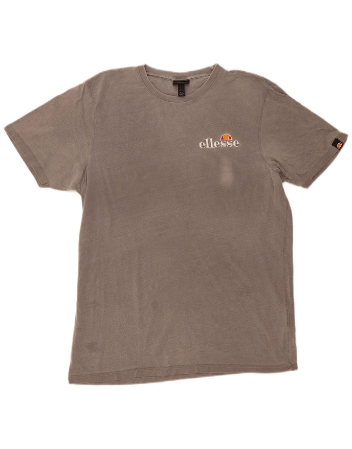 Ellesse Herren T-Shirt Top Large Grau Baumwolle