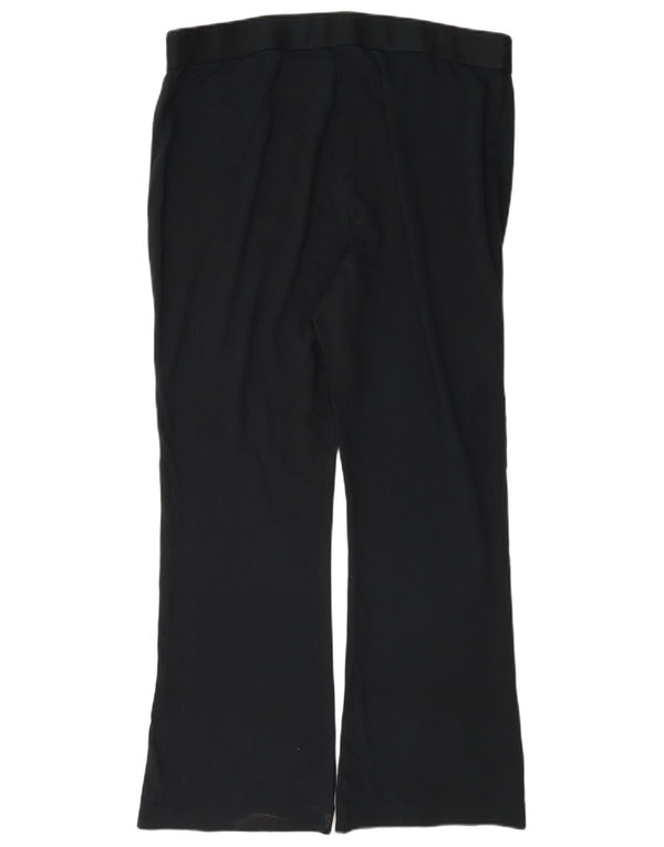 Marks & Spencer Damen Bootcut Freizeithose UK 16 Large W34 L28 Schwarz