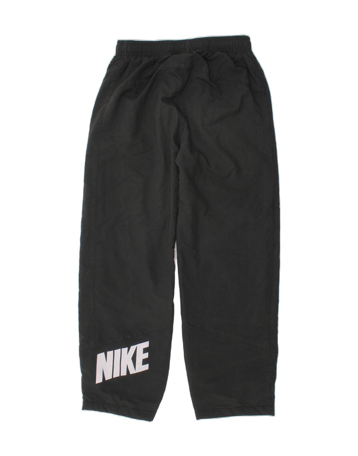NIKE Boys Graphic Tracksuit Trousers 12-13 Years Large Grey Polyester Vintage Nike and Second-Hand Nike from Messina Hembry 