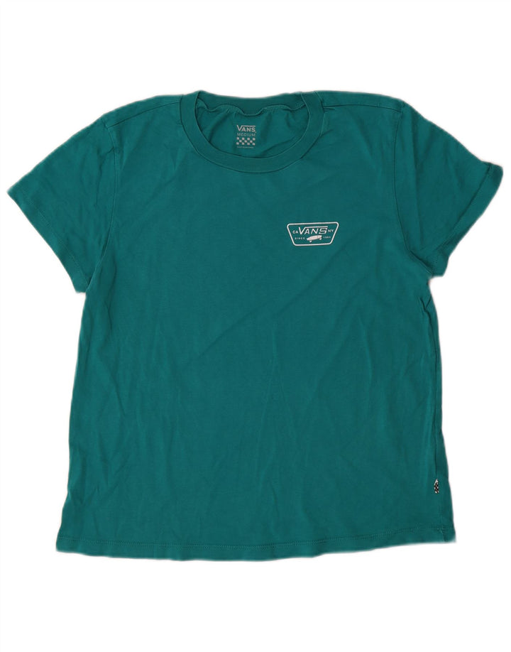 Vans Grafik-T-Shirt für Damen, UK 12, mittelgrün, Baumwolle