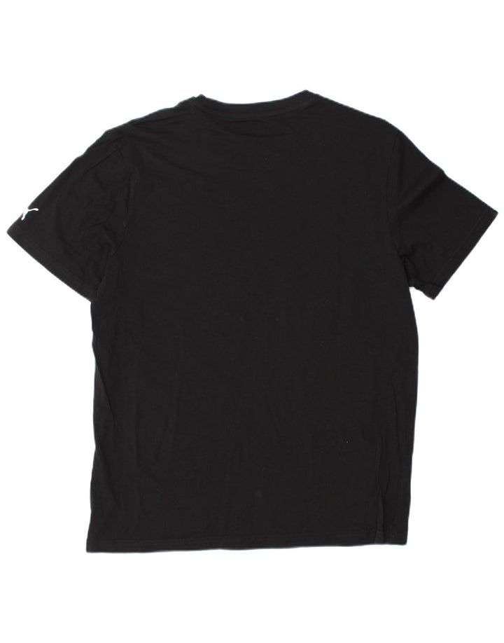 PUMA Herren Graphic T-Shirt Top Large Schwarz Baumwolle