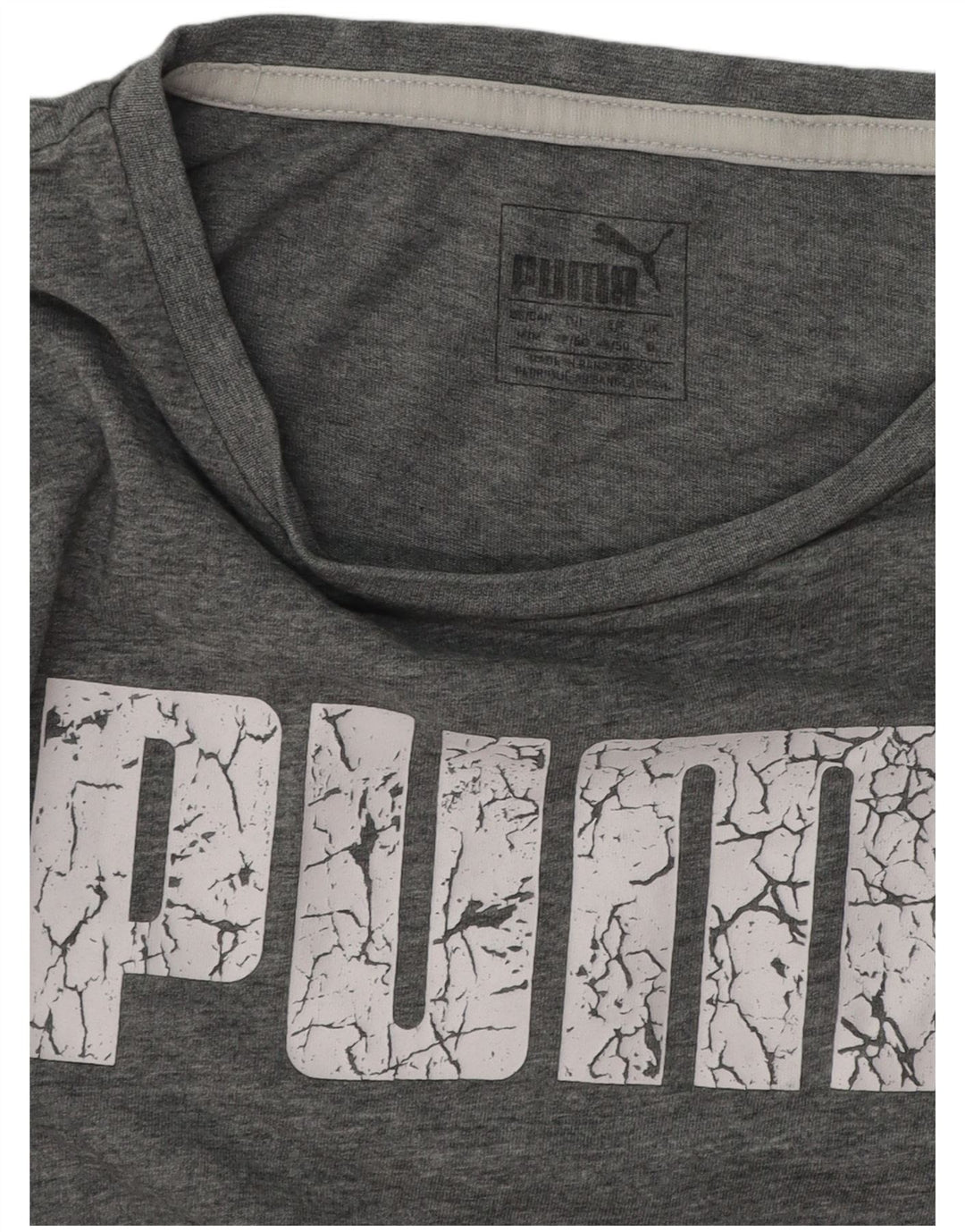 PUMA Herren Graphic T-Shirt Top Mittelgrau