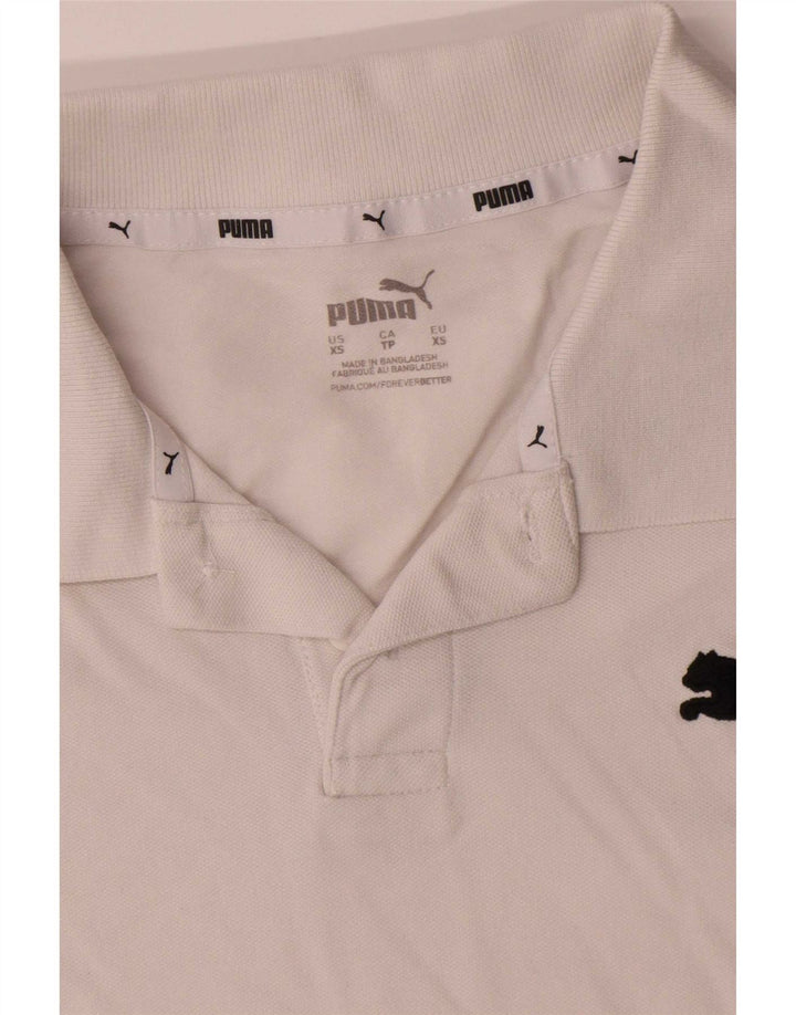 Puma Herren Poloshirt XS Weiße Baumwolle