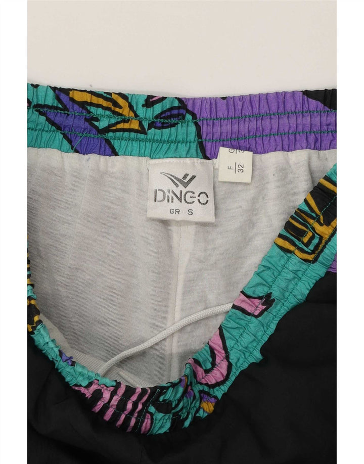 Dingo Herren-Trainingshose, Jogginghose, Größe S, Schwarz, Farbblock