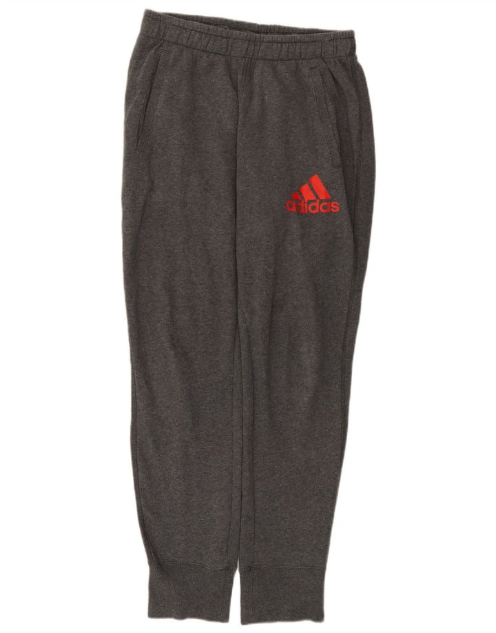 Adidas Herren Trainingshose Jogger mittelgraue Baumwolle