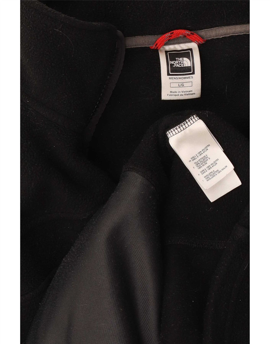 The North Face Herren Liner Fleecejacke UK 40 Large Schwarz Polyester