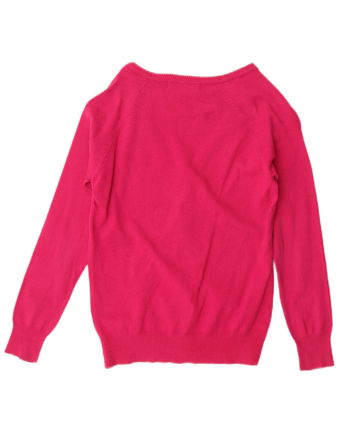 Zara Damen Strickjacke UK 12 Mittelrosa