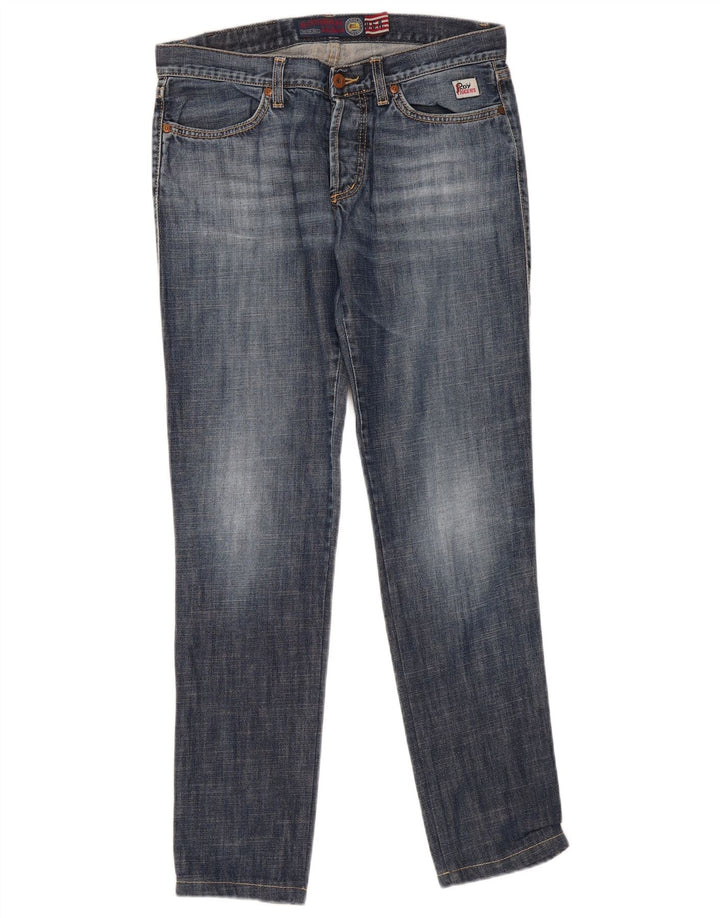 Roy Rogers Damen Slim Jeans W31 L31 Blaue Baumwolle