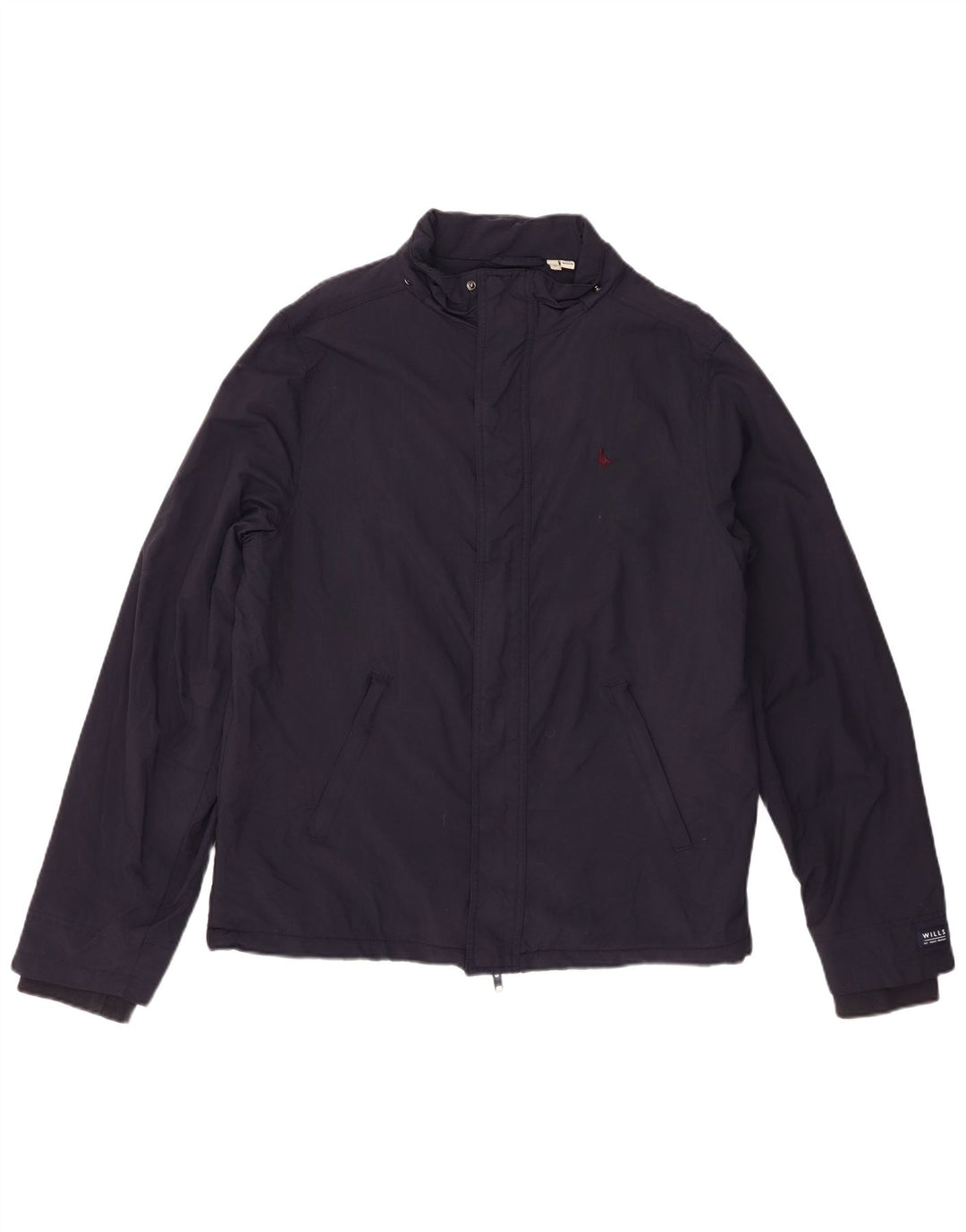 Jack Wills Herren-Windbreaker-Jacke, UK 42, XL, marineblaues Nylon