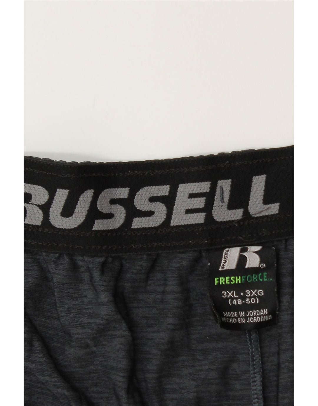 RUSSELL ATHLETIC Herren Dri-Power Sportshorts 3XL Marineblau Farbblock