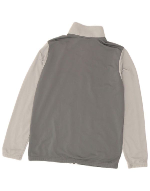 Nike Jungen-Trainingsanzug-Top-Jacke, 13–14 Jahre, XL, graues Polyester