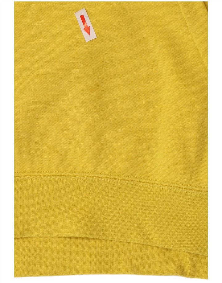 Nike Herren Kapuzenpullover, groß, gelbe Baumwolle