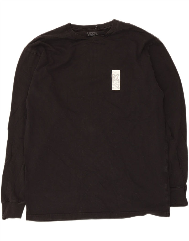 Vans Herren Grafik-Oberteil, langärmelig, mittelschwarz, Baumwolle