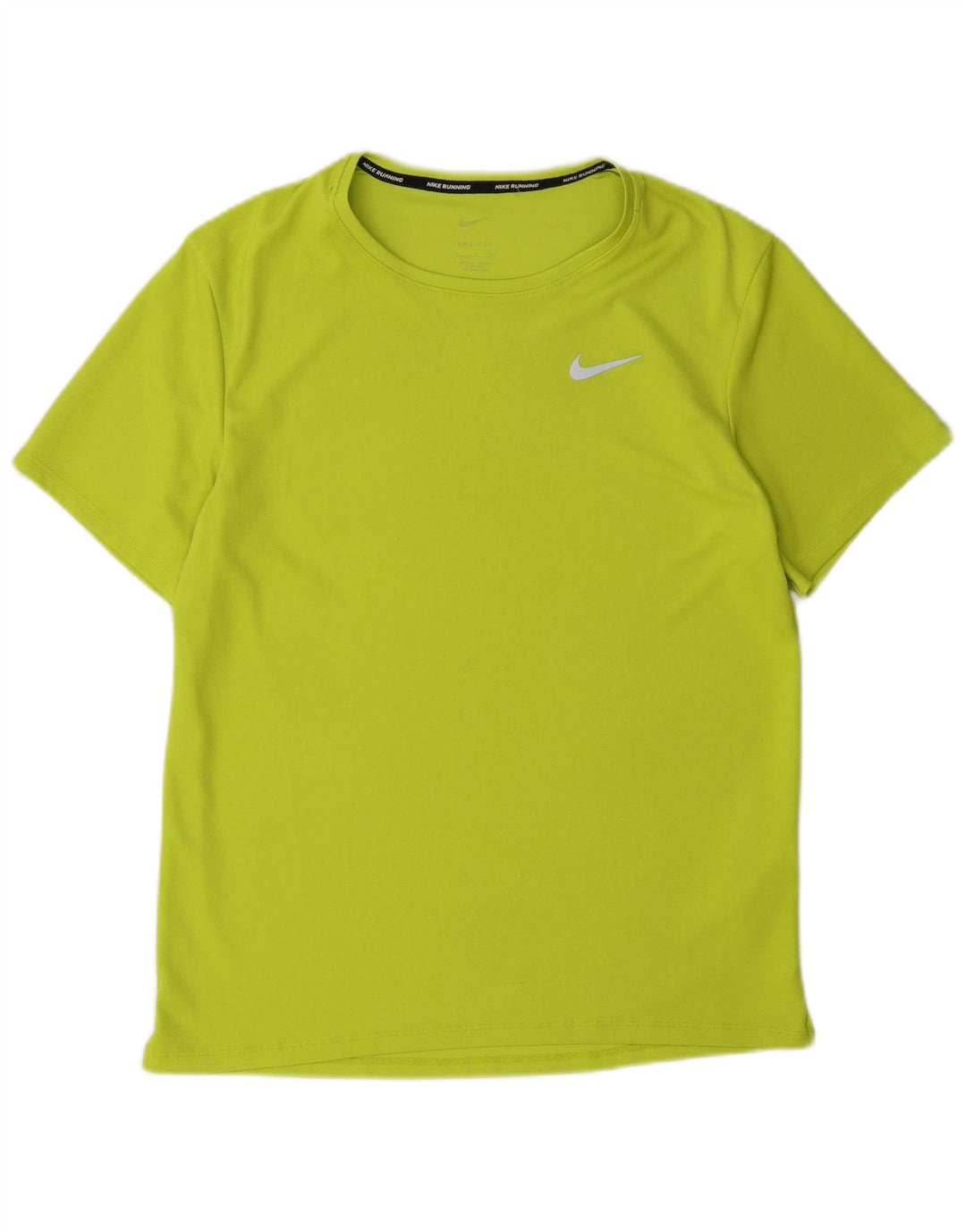 Nike Herren Dri Fit T-Shirt Top Small Grün Polyester
