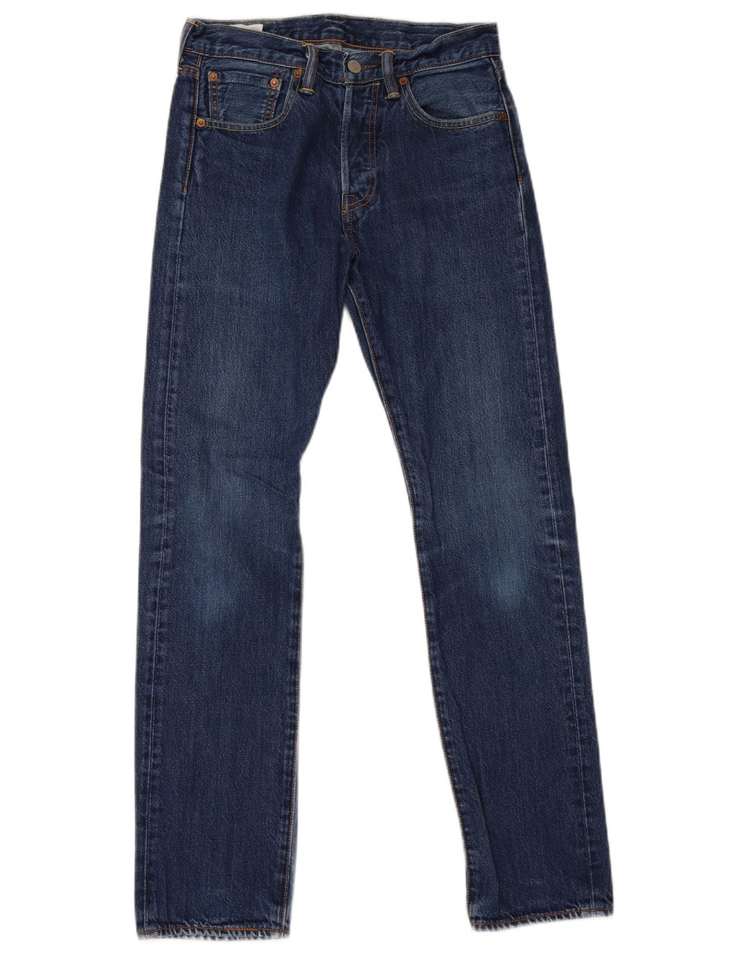 Levi's Herren Straight Jeans W28 L32 Marineblaue Baumwolle