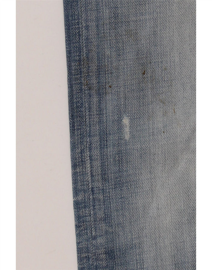 Energie Herren Distressed Straight Jeans W34 L36 Blaue Baumwolle