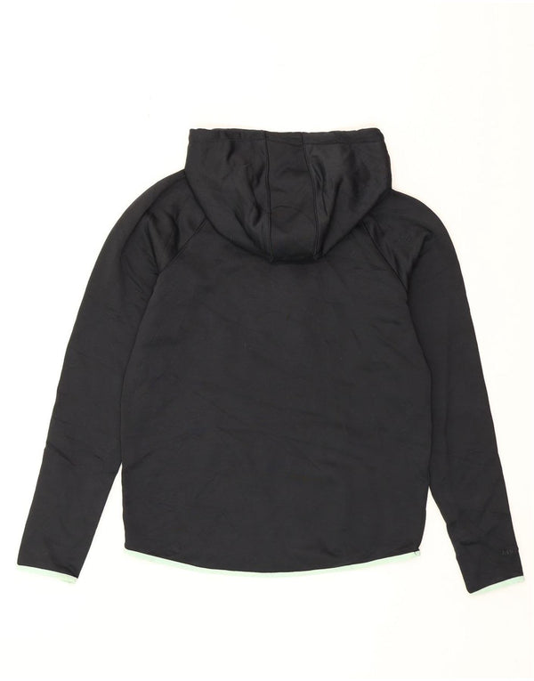 Under Armour Damen Kapuzenpullover UK 12 Medium Schwarz Sport