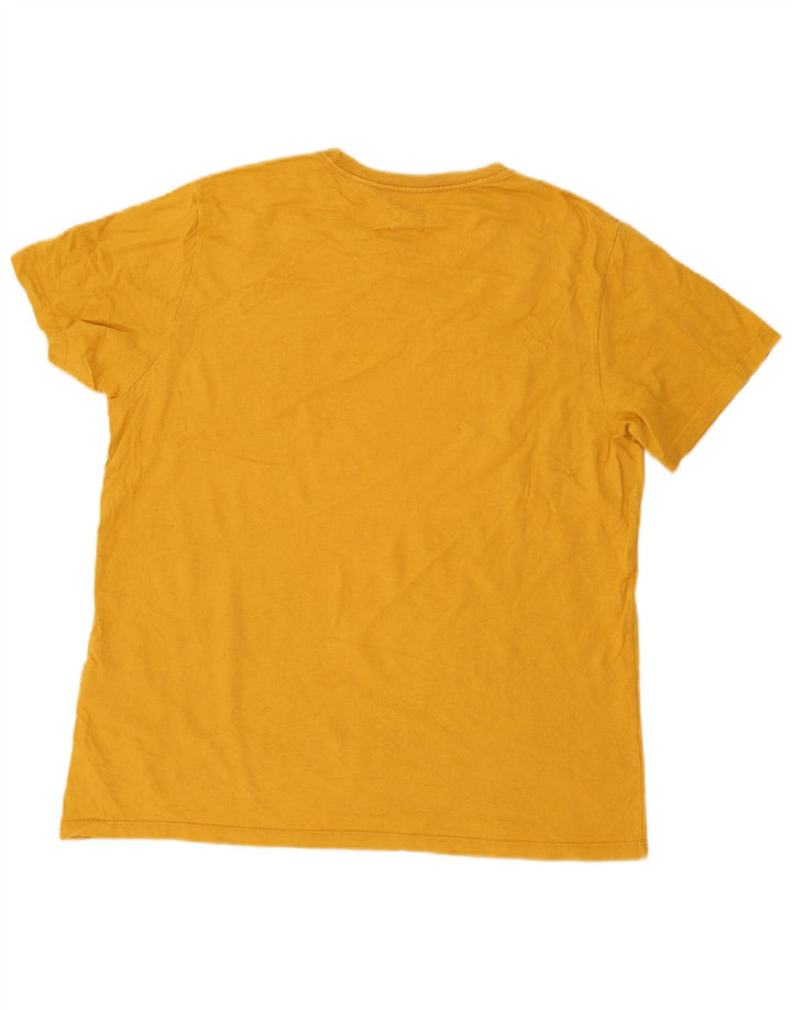 Levi's Herren Standard T-Shirt Top Large Gelb Baumwolle