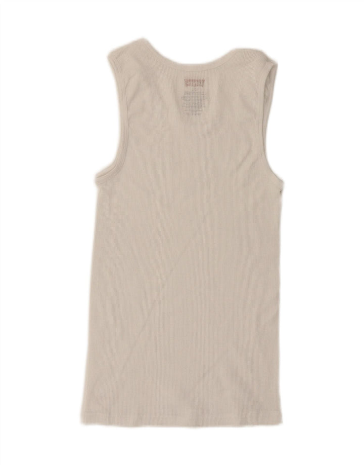 Levi's Herren T-Shirt Top UK 38/40 mittelweiße Baumwolle