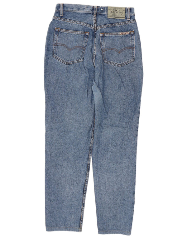 Rica Lewis Damen High Waist Tapered Jeans IT 44 Medium W28 L28 Blaue Baumwolle
