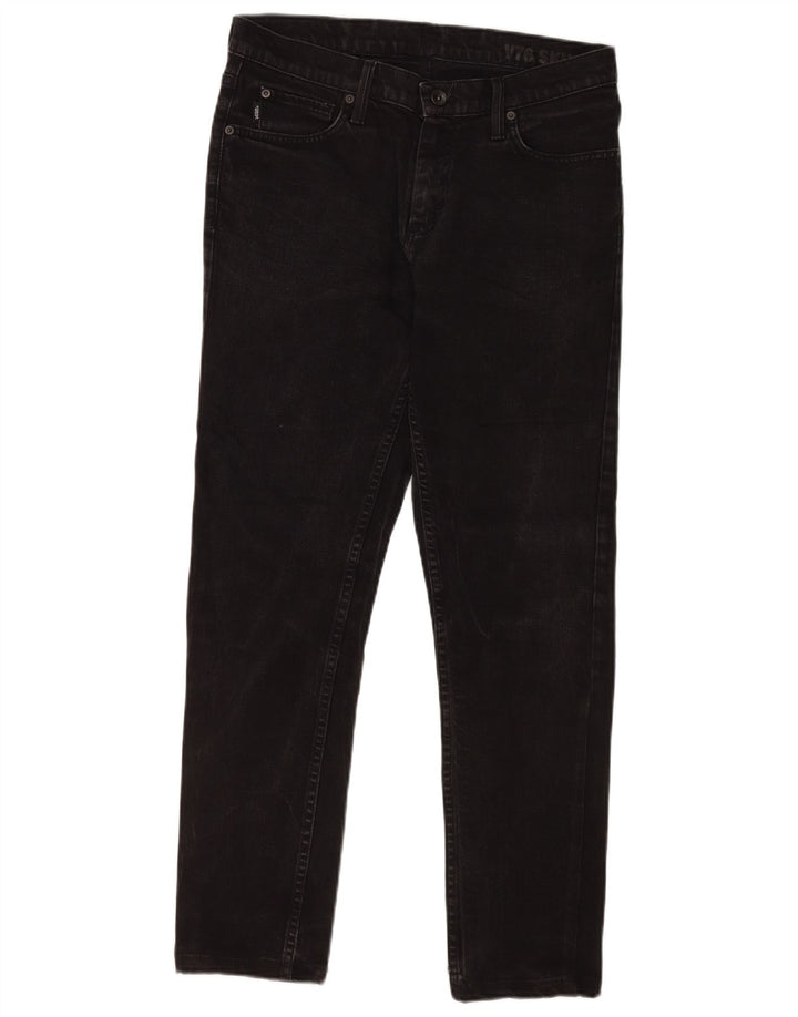 Vans Herren Slim Jeans W34 L29 Schwarz Baumwolle