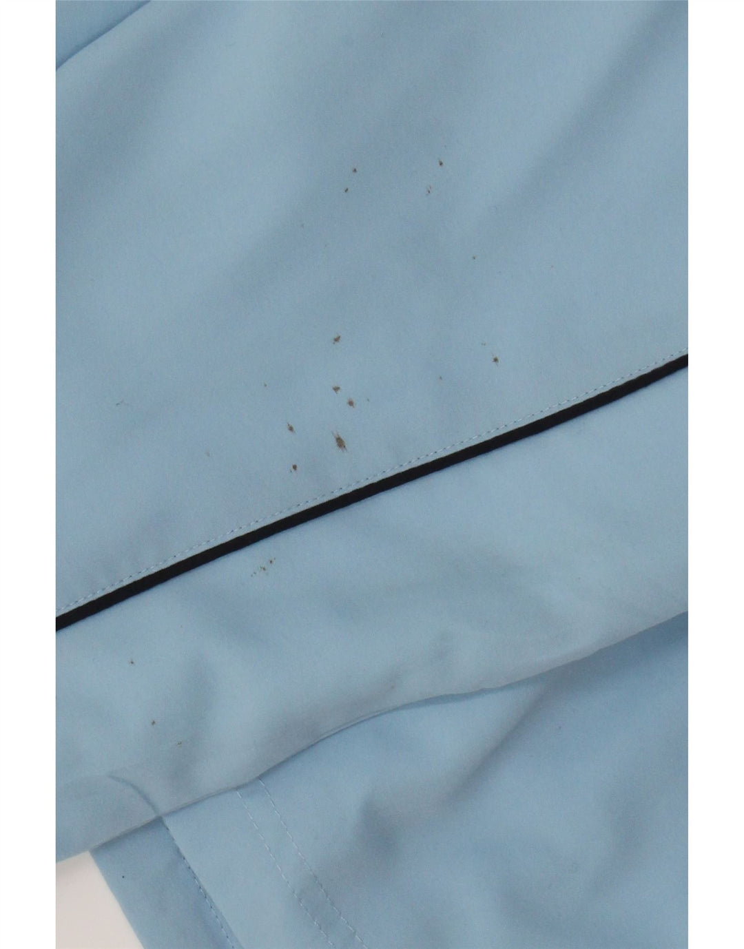 Adidas Damen Trainingsanzug Top Jacke UK 12 Mittelblaues Polyester