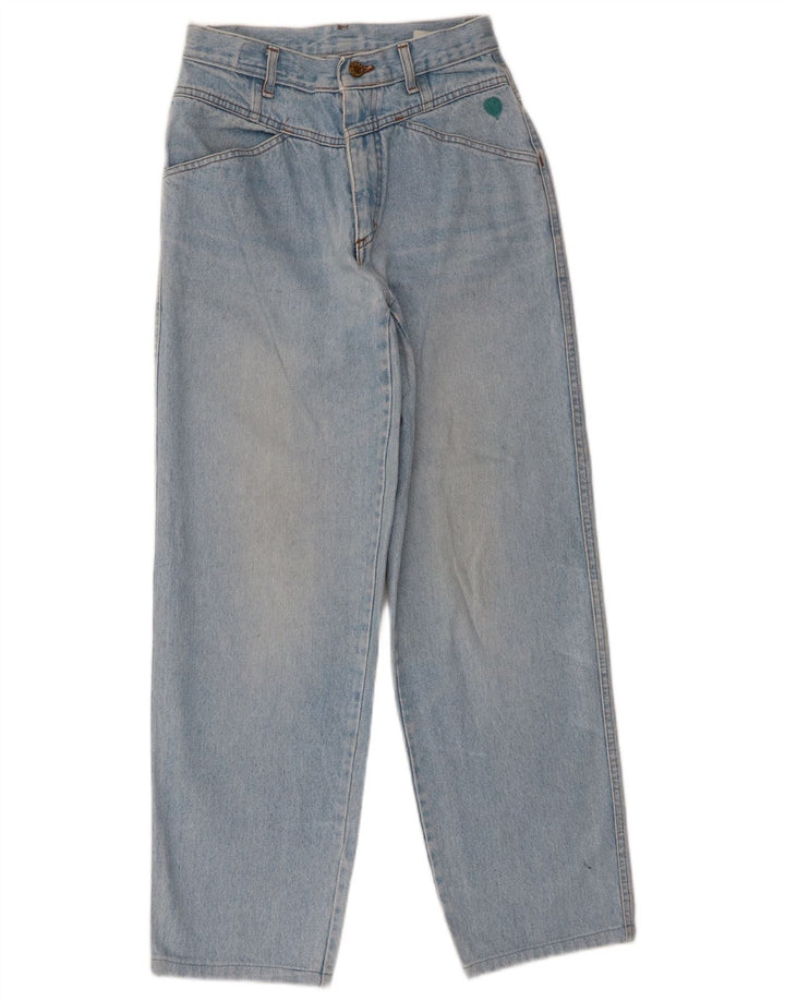 Cacharel Damen High Rise Loose Jeans W28 L29 Blaue Baumwolle