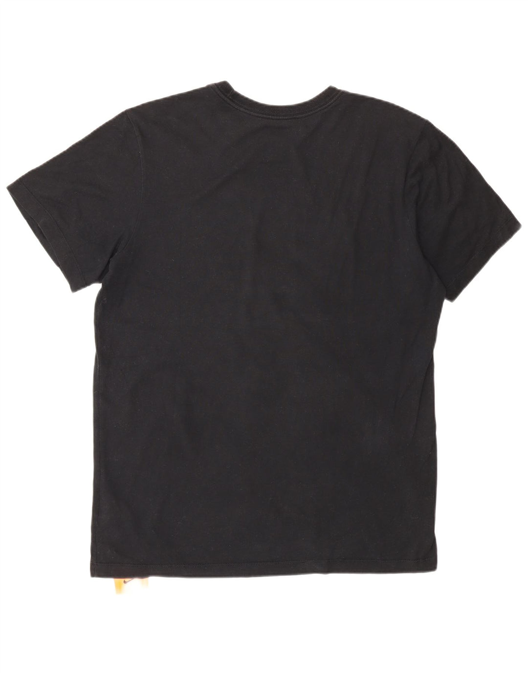 Nike Herren Dri Fit Graphic T-Shirt-Oberteil aus mittelschwarzer Baumwolle