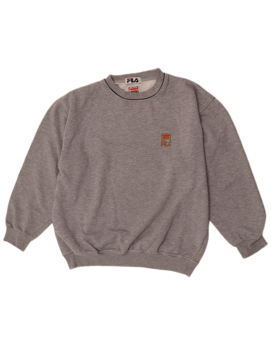 Fila Damen Übergroßer Sweatshirt-Pullover UK 18 XL Graues Polyester