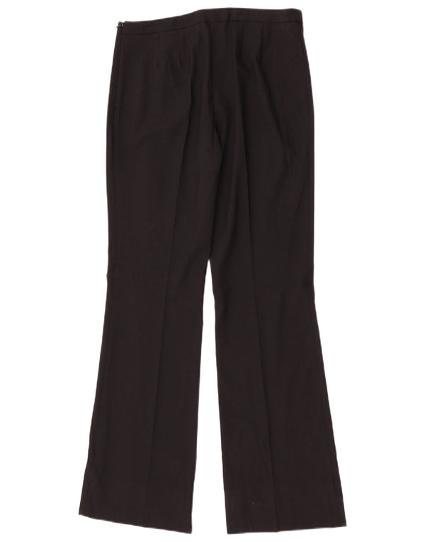 Zara Damen Flare Freizeithose EU 38 Small W28 L32 Schwarz Polyester